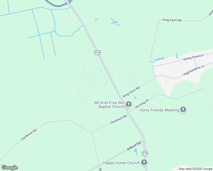 map of restaurants, bars, coffee shops, grocery stores, and more near 286 Copperwood Loop in Conway