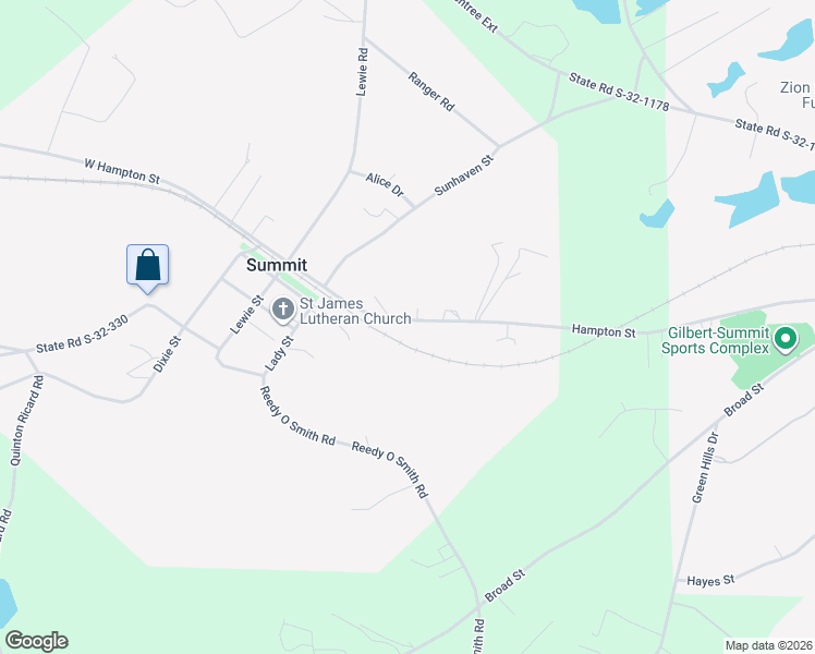map of restaurants, bars, coffee shops, grocery stores, and more near 168 West Hampton Street in Summit
