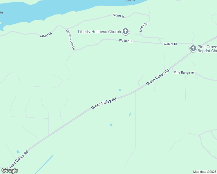 map of restaurants, bars, coffee shops, grocery stores, and more near 1120 Green Valley Road in Gadsden