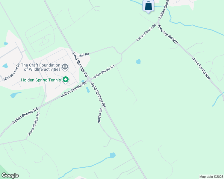 map of restaurants, bars, coffee shops, grocery stores, and more near 3070 Bold Springs Road in Dacula