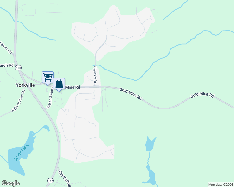 map of restaurants, bars, coffee shops, grocery stores, and more near 1880 Gold Mine Road in Dallas
