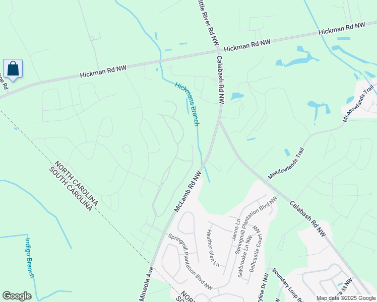 map of restaurants, bars, coffee shops, grocery stores, and more near 1247 Halter Place Northwest in OCEAN ISL BCH