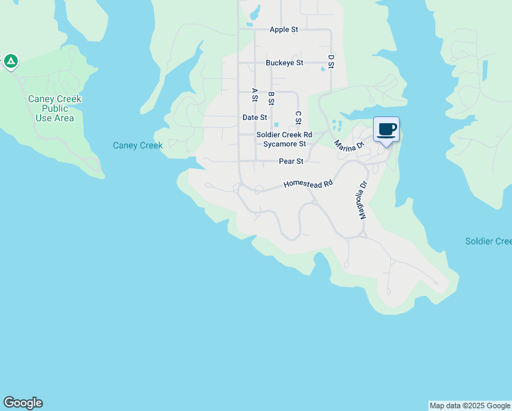 map of restaurants, bars, coffee shops, grocery stores, and more near 8929 Homestead Road in Kingston