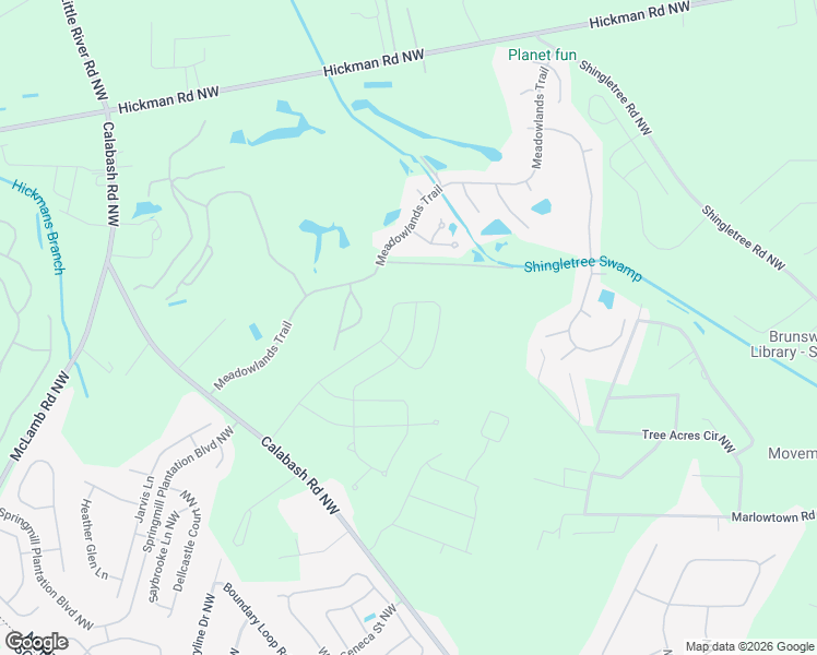 map of restaurants, bars, coffee shops, grocery stores, and more near 1159 Forest Bend Drive Northwest in OCEAN ISL BCH