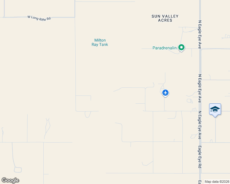 map of restaurants, bars, coffee shops, grocery stores, and more near 48424 North 520th Avenue in Wickenburg