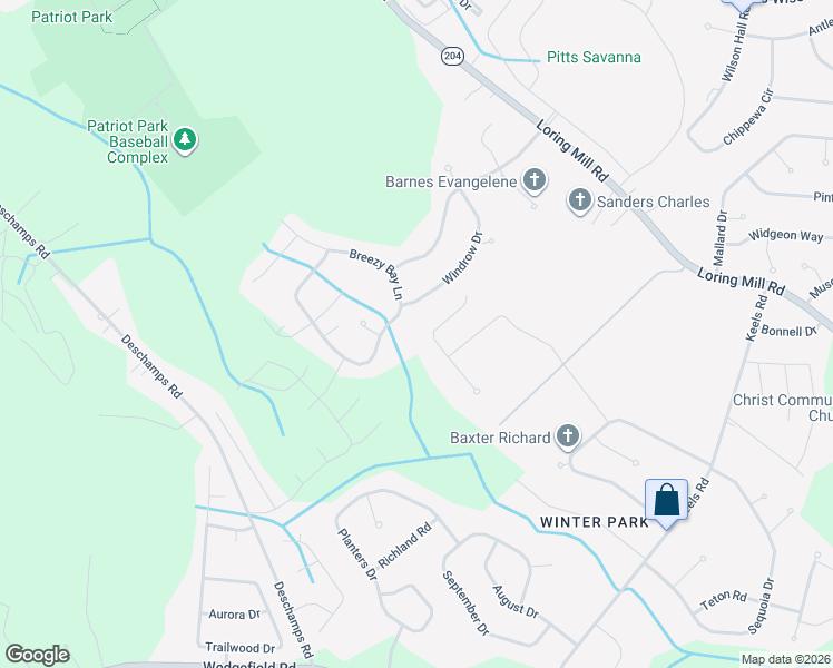 map of restaurants, bars, coffee shops, grocery stores, and more near 400 Katydid Street in Sumter