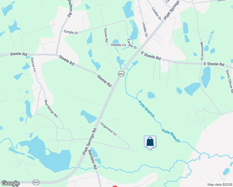 map of restaurants, bars, coffee shops, grocery stores, and more near 6699 Mattie Lane in West Columbia