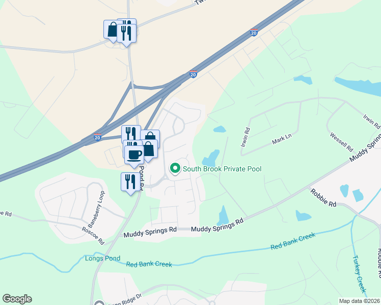 map of restaurants, bars, coffee shops, grocery stores, and more near 310 Starling Way in Lexington
