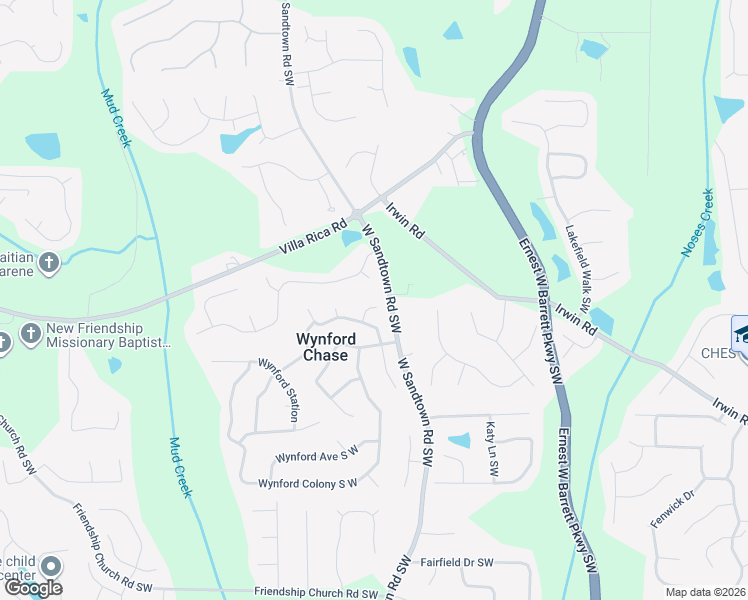 map of restaurants, bars, coffee shops, grocery stores, and more near 1237 Wynford Woods in Marietta
