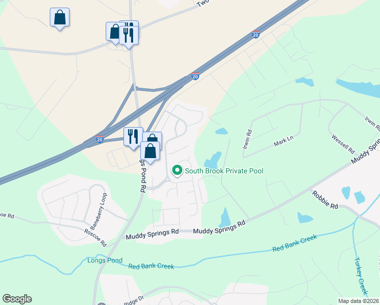 map of restaurants, bars, coffee shops, grocery stores, and more near 310 Starling Way in Lexington