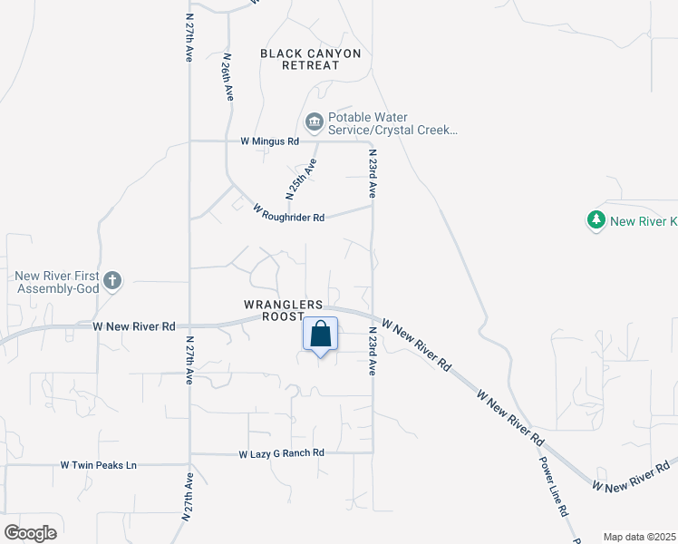 map of restaurants, bars, coffee shops, grocery stores, and more near 48252 North 23rd Avenue in Phoenix