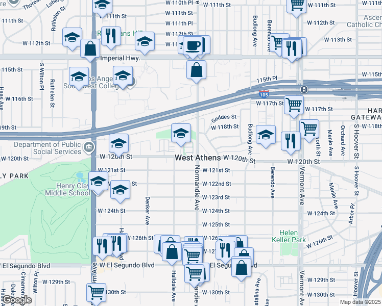 map of restaurants, bars, coffee shops, grocery stores, and more near 1406 Turin Lane in Los Angeles