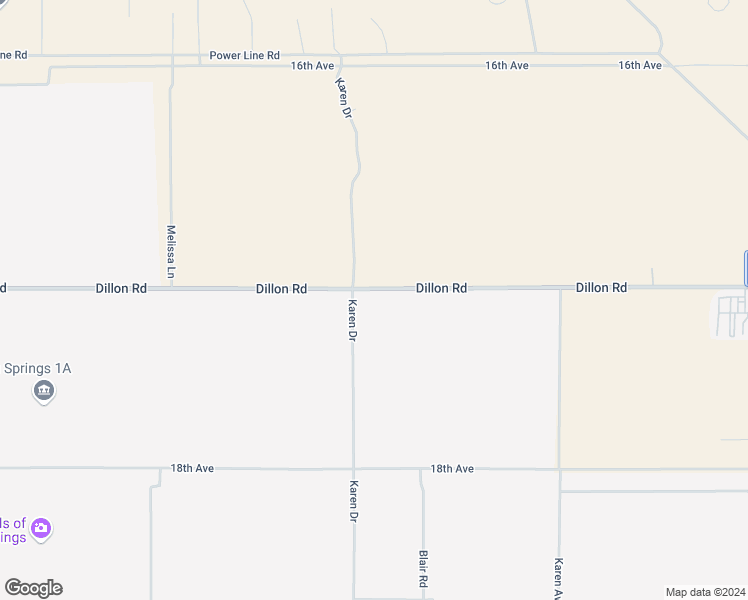 map of restaurants, bars, coffee shops, grocery stores, and more near Dillon Road in Riverside County