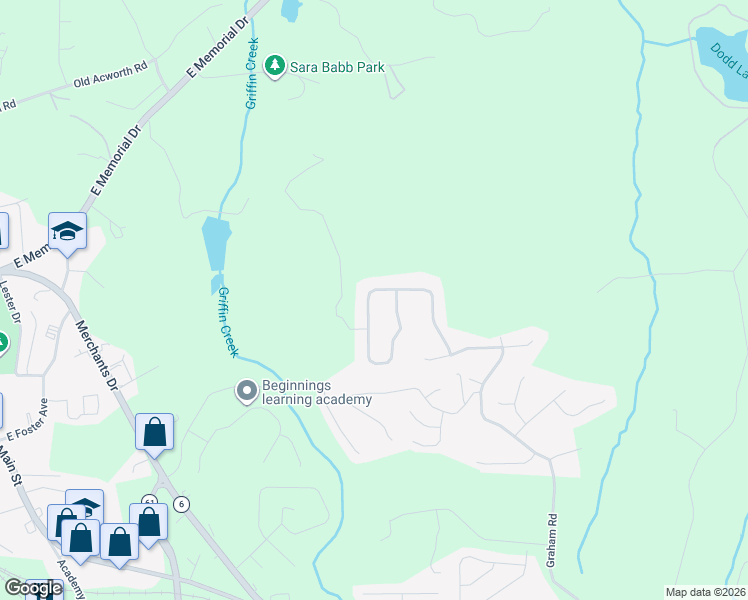 map of restaurants, bars, coffee shops, grocery stores, and more near 345 Cottonwood Loop in Dallas