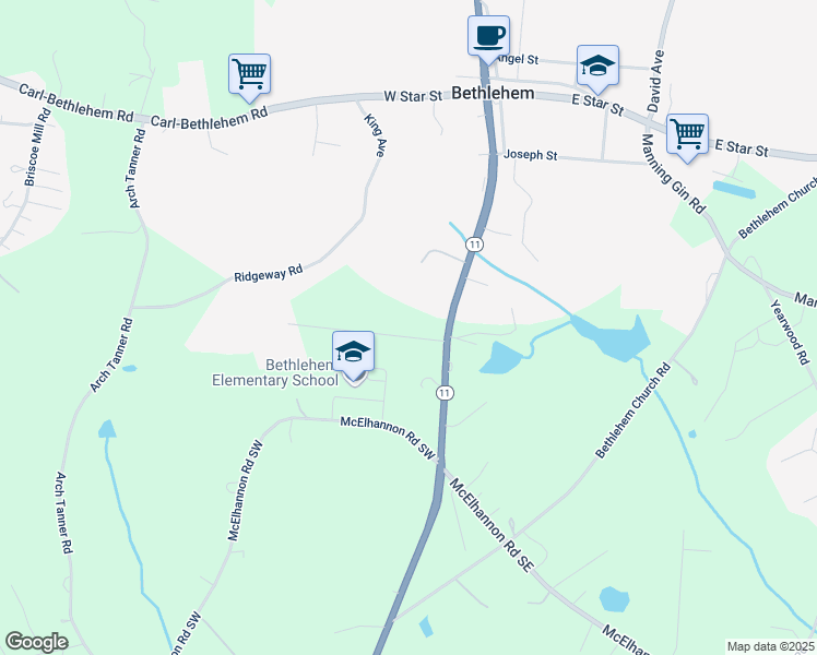 map of restaurants, bars, coffee shops, grocery stores, and more near 9 Herald Drive in Bethlehem