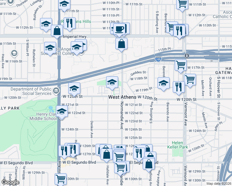 map of restaurants, bars, coffee shops, grocery stores, and more near 1413 Turin Lane in Los Angeles