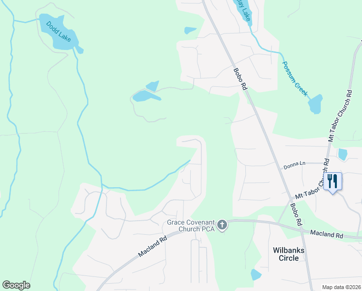 map of restaurants, bars, coffee shops, grocery stores, and more near 449 Dublin Way in Dallas