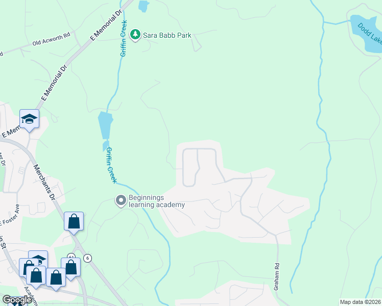 map of restaurants, bars, coffee shops, grocery stores, and more near 299 Cottonwood Loop in Dallas