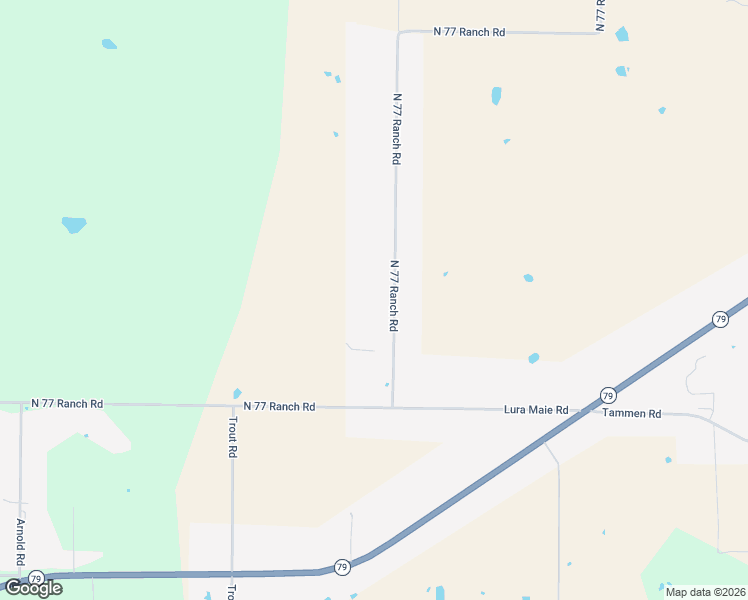 map of restaurants, bars, coffee shops, grocery stores, and more near North 77 Ranch Road in Dean