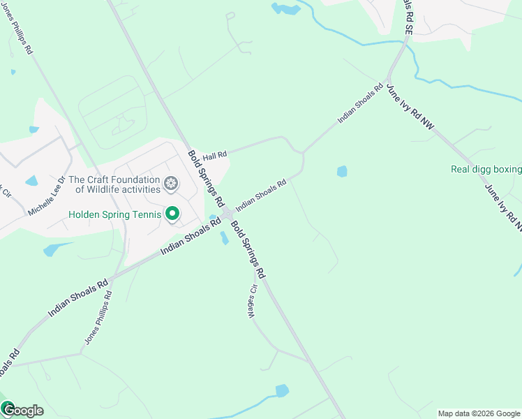 map of restaurants, bars, coffee shops, grocery stores, and more near 3028 Bold Springs Road in Dacula