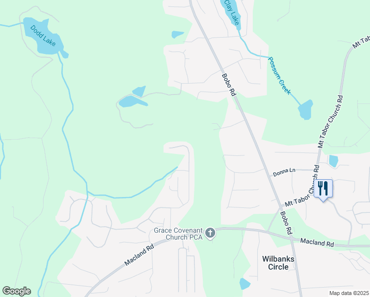 map of restaurants, bars, coffee shops, grocery stores, and more near 375 Dublin Way in Dallas
