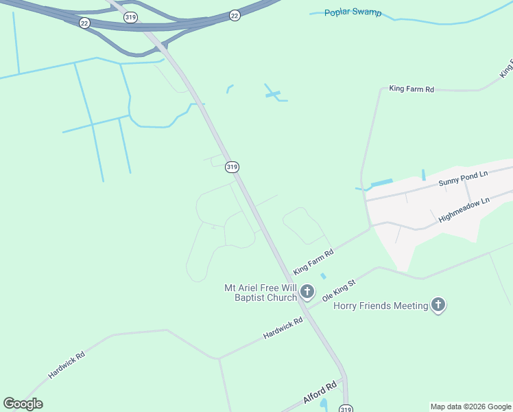 map of restaurants, bars, coffee shops, grocery stores, and more near 4992 South Carolina 319 in Aynor