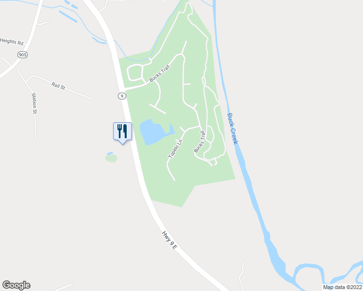 map of restaurants, bars, coffee shops, grocery stores, and more near 664 Tupelo Lane in Longs