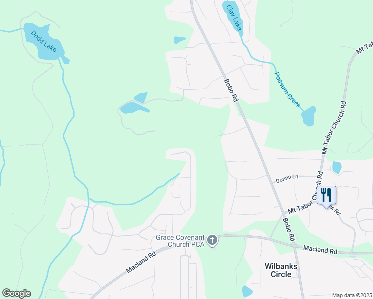 map of restaurants, bars, coffee shops, grocery stores, and more near 406 Dublin Way in Dallas