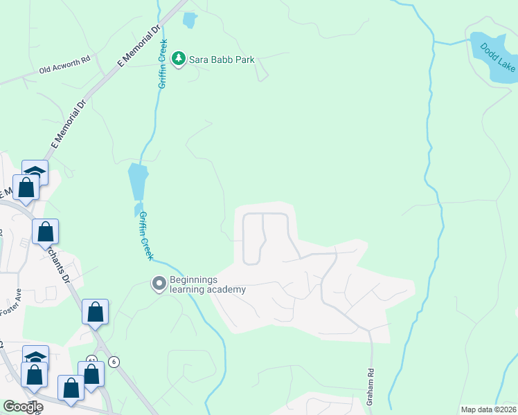 map of restaurants, bars, coffee shops, grocery stores, and more near 282 Cottonwood Loop in Dallas