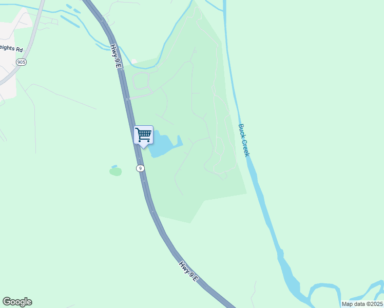 map of restaurants, bars, coffee shops, grocery stores, and more near 684 Bucks Trail in Longs