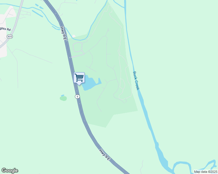 map of restaurants, bars, coffee shops, grocery stores, and more near 684 Bucks Trail in Longs