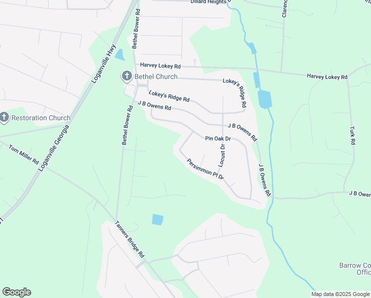 map of restaurants, bars, coffee shops, grocery stores, and more near 1210 Persimmon Place Drive in Bethlehem