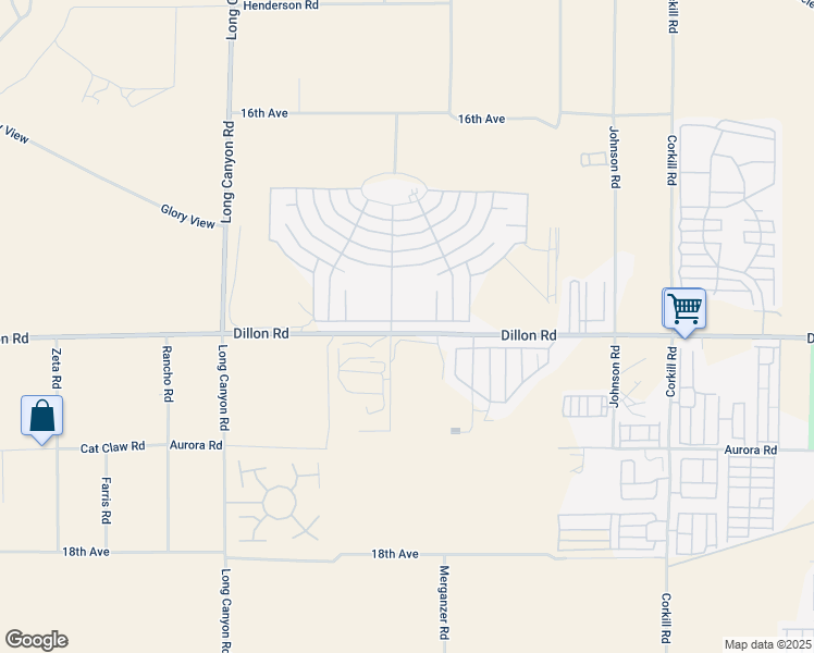 map of restaurants, bars, coffee shops, grocery stores, and more near 69430 Fairway Road in Desert Hot Springs