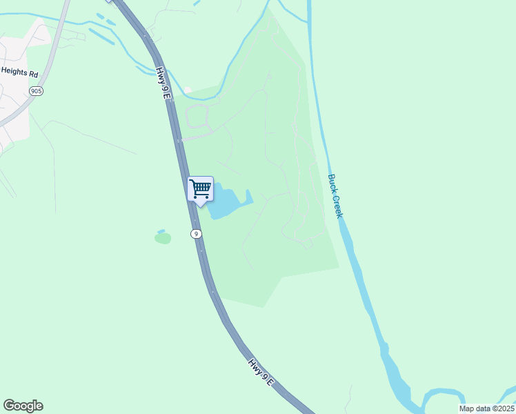 map of restaurants, bars, coffee shops, grocery stores, and more near 684 Bucks Trail in Longs