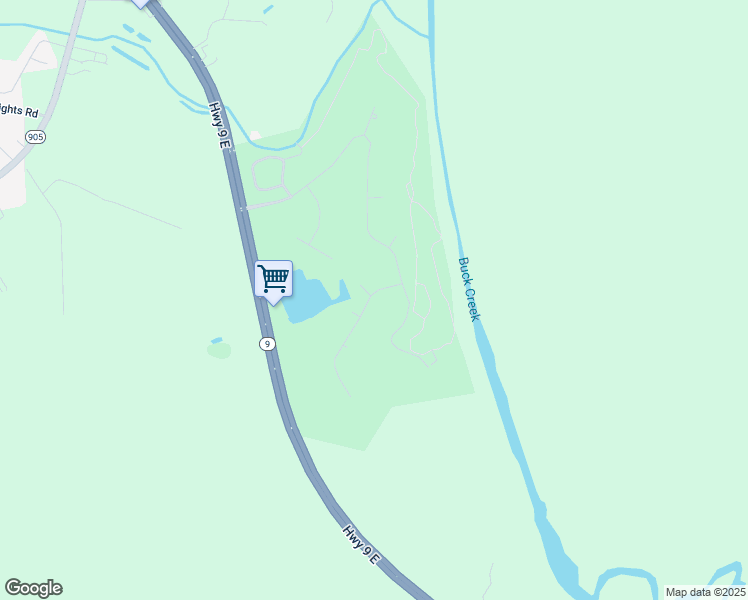 map of restaurants, bars, coffee shops, grocery stores, and more near 684 Bucks Trail in Longs