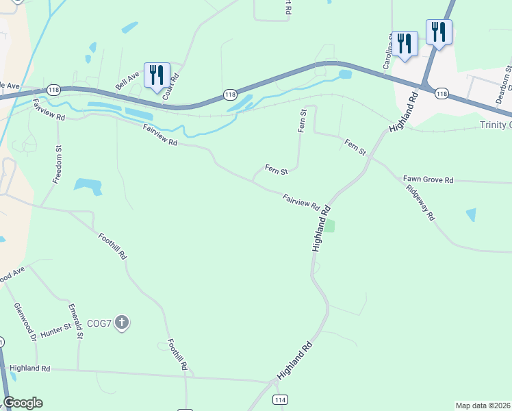 map of restaurants, bars, coffee shops, grocery stores, and more near 1006 Fairview Road in Winfield