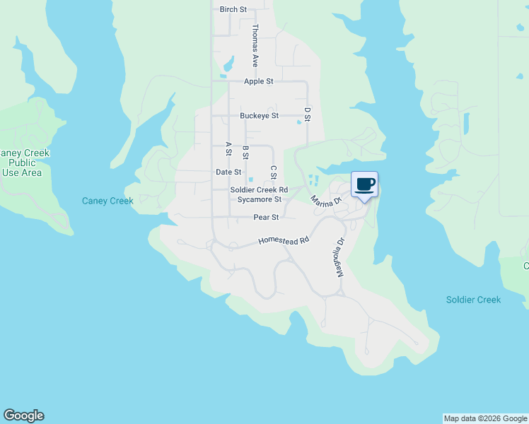 map of restaurants, bars, coffee shops, grocery stores, and more near 8910 Pear Street in Kingston