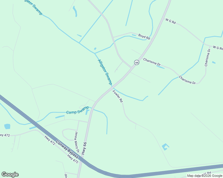map of restaurants, bars, coffee shops, grocery stores, and more near 1998 Fowler Road in Conway