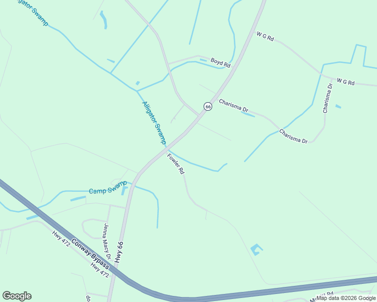 map of restaurants, bars, coffee shops, grocery stores, and more near 1630-1998 Fowler Road in Conway