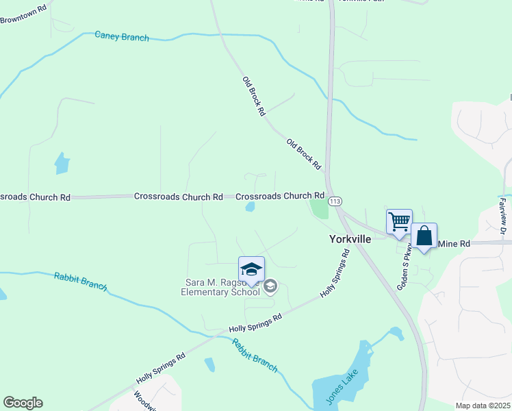 map of restaurants, bars, coffee shops, grocery stores, and more near 257 Crossroads Church Road in Rockmart
