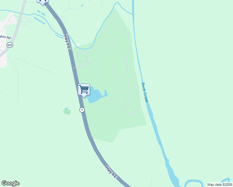 map of restaurants, bars, coffee shops, grocery stores, and more near 684 Bucks Trail in Longs