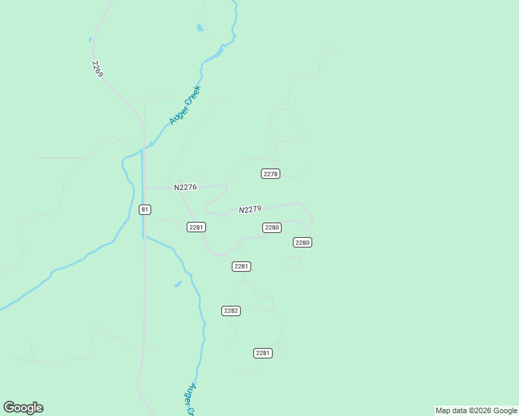 map of restaurants, bars, coffee shops, grocery stores, and more near County Road 2279 in Apache County