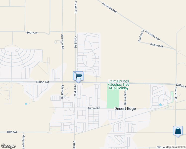 map of restaurants, bars, coffee shops, grocery stores, and more near Santa Rosa in Lake Elsinore