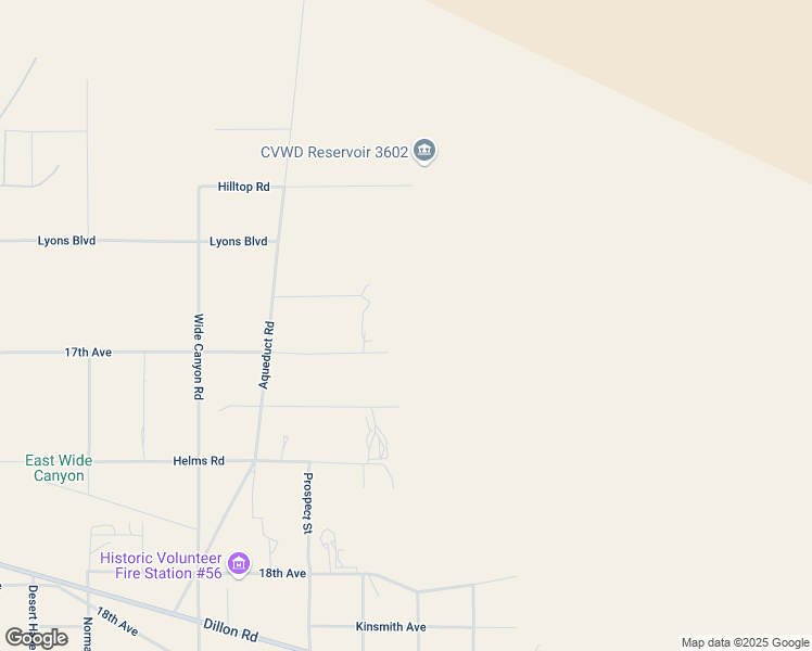 map of restaurants, bars, coffee shops, grocery stores, and more near 73440 Paradise Avenue in Desert Hot Springs