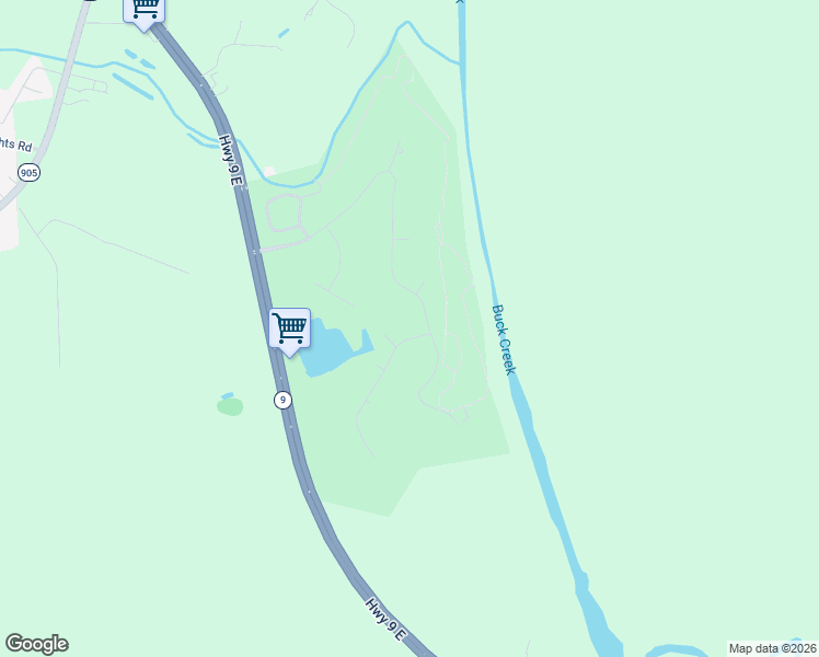 map of restaurants, bars, coffee shops, grocery stores, and more near 660 Bucks Trail in Longs