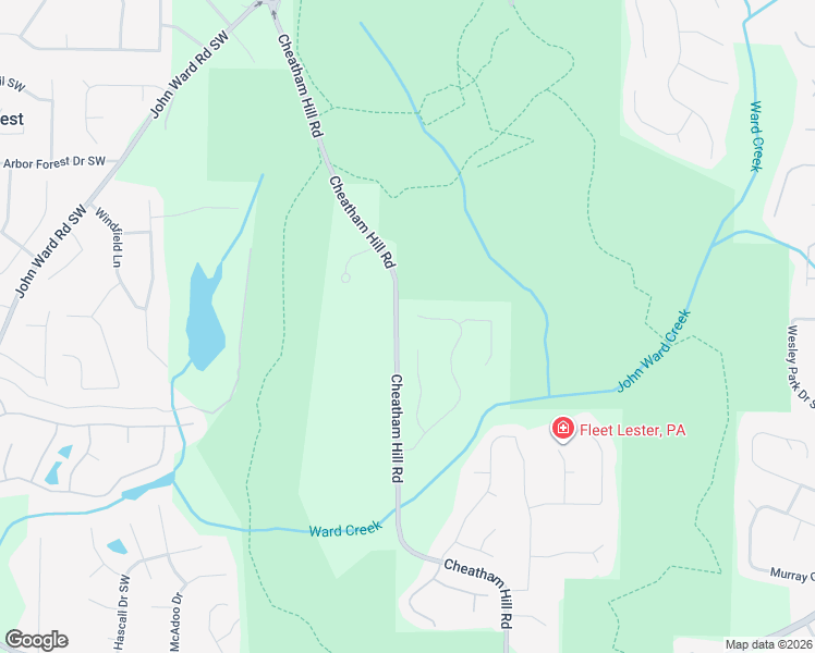map of restaurants, bars, coffee shops, grocery stores, and more near 1152 Ward Creek Drive in Marietta