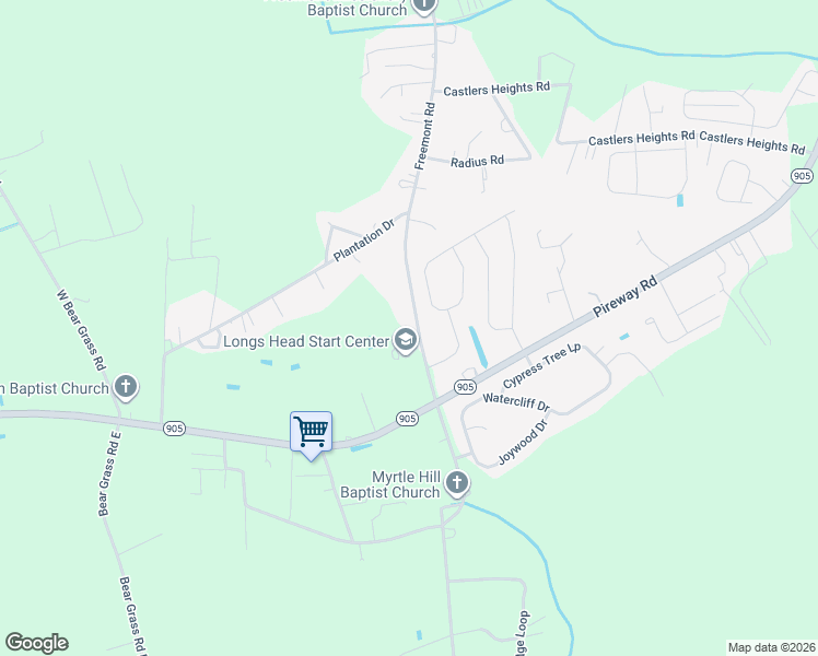 map of restaurants, bars, coffee shops, grocery stores, and more near 149 Freemont Road in Longs