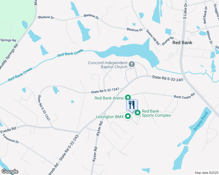 map of restaurants, bars, coffee shops, grocery stores, and more near 108 Commonwealth Court in Lexington