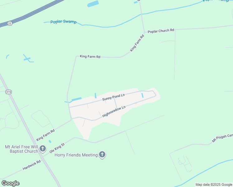 map of restaurants, bars, coffee shops, grocery stores, and more near 642 Sunny Pond Lane in Aynor