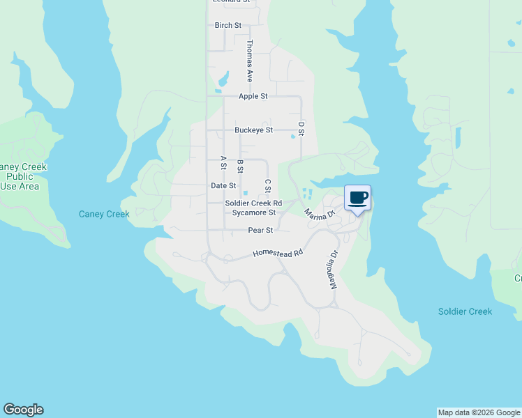 map of restaurants, bars, coffee shops, grocery stores, and more near 8824 Soldier Creek Road in Kingston